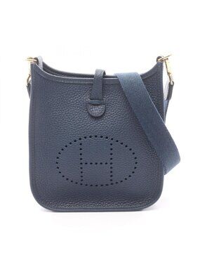 Hermes Shoulder Bag Evelynamazon TPM Blue Deplus